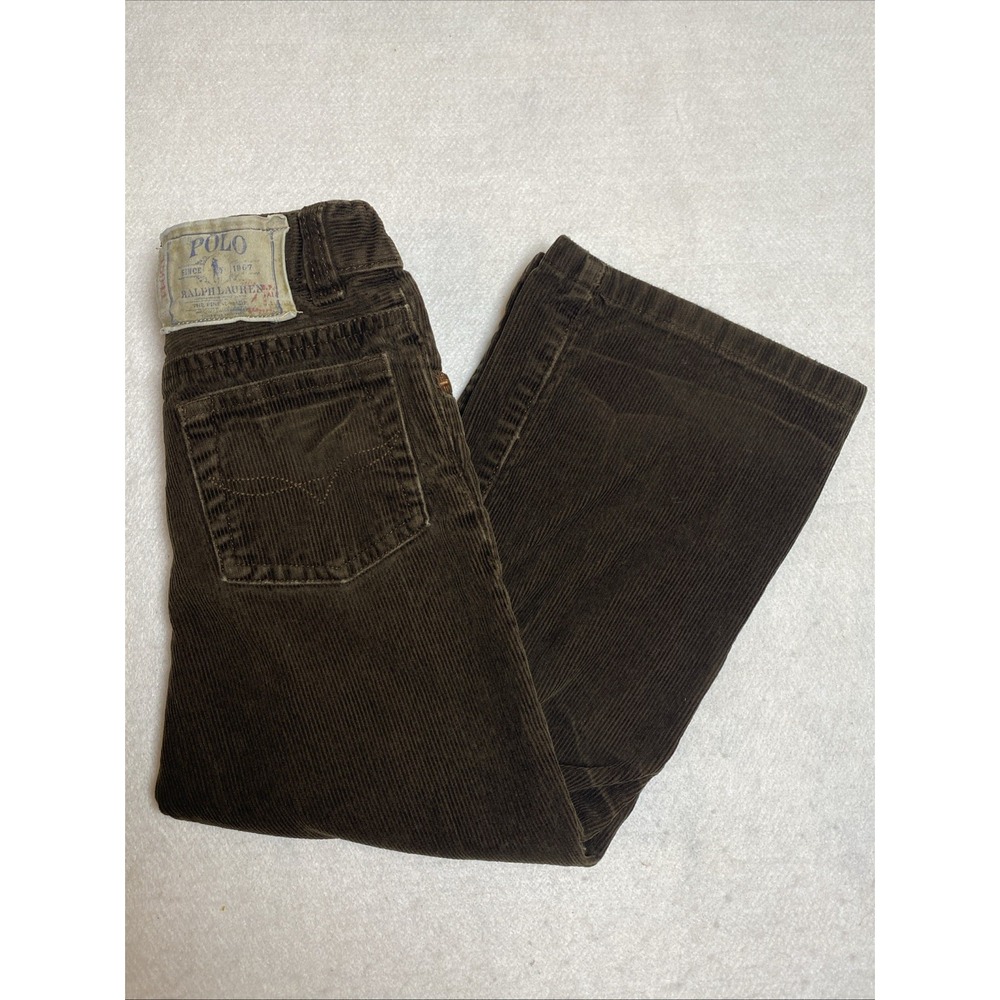 Vintage Polo Ralph Lauren Corduroy Chino Straight Leg Pants 100% Cotton 4T